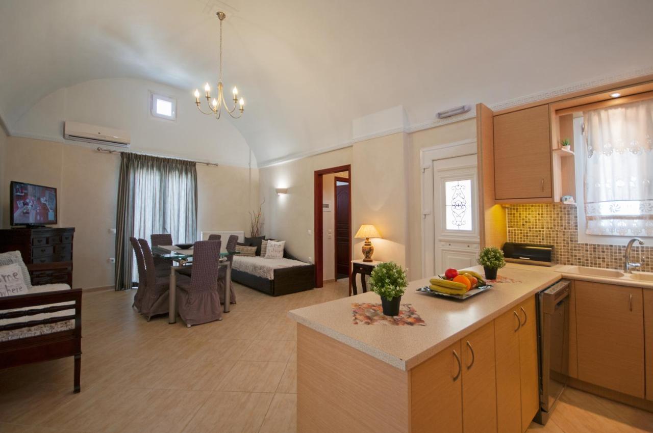 Veldi Art - Kamari Beach Apartment 费拉 外观 照片